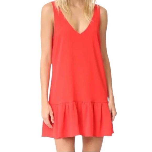 Amanda Uprichard Coral Dress- size Small - Picture 1 of 7